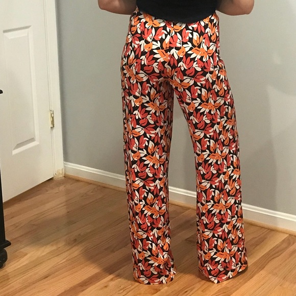 Calvin Klein Womens Print Wide Leg Loose Pant - Picture 4 of 6